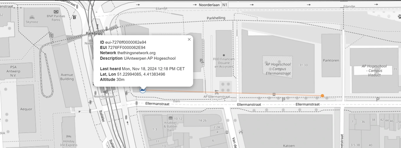 TTN Mapper Coverage Resultaat